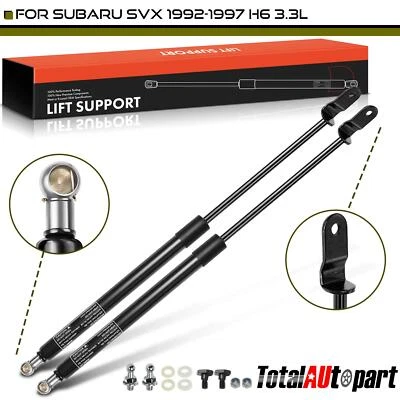 2x Puntales de amortiguador de soporte de elevación para Subaru SVX 1992-1997 3,3 L cupé capó delantero de 2 puertas Foto 1 de 4