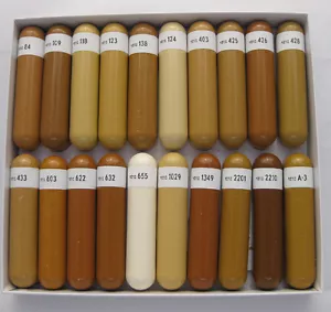 Baoschellack Serie G (helle Holztöne) - 1 Kasten mit 20 Stangen, Shellac sticks - Bild 1 von 1