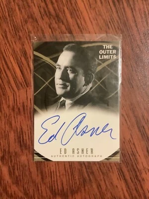 The Outer Limits Premiere Edition Ed Asner Autograph card A8 - Image 1 of 2