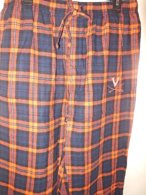 New Mens Virginia Cavaliers NCAA Official Ultimate Flannel Sleep Pants Size L - Image 1 of 4