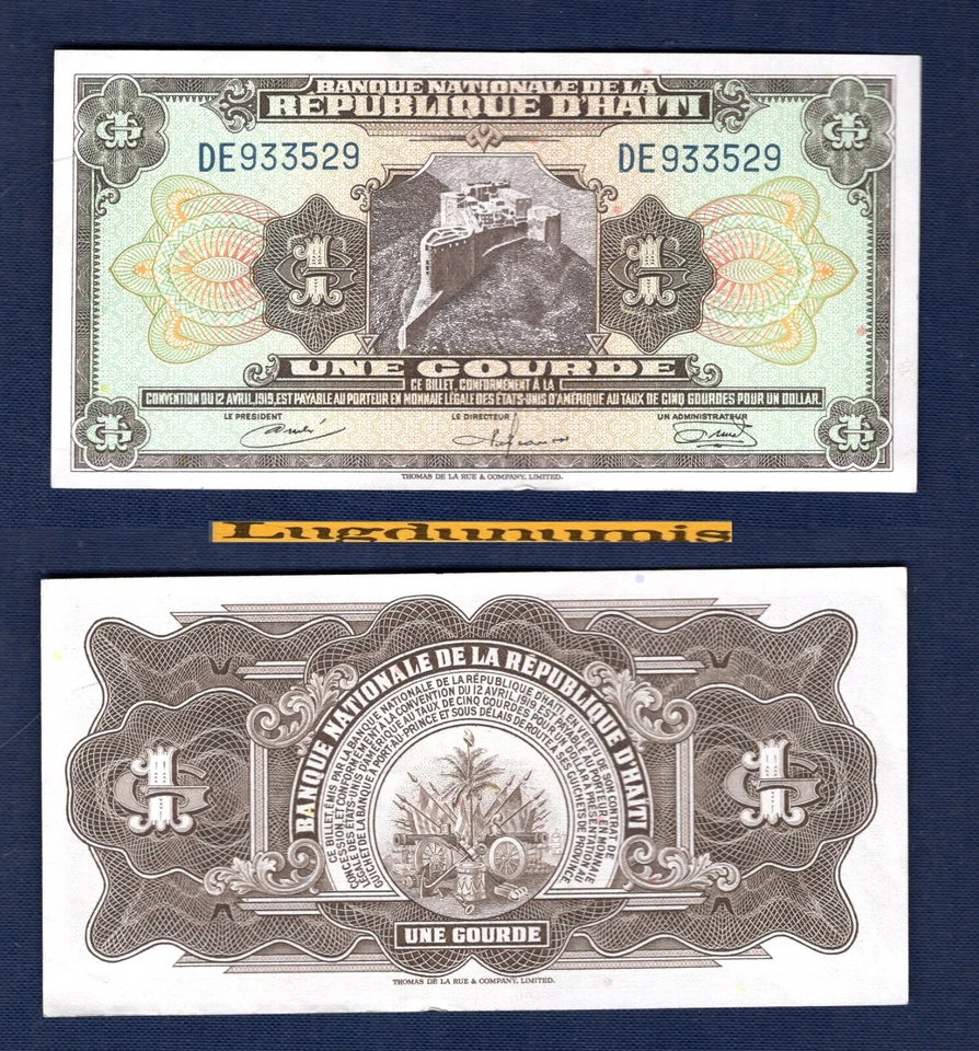 Haiti 1 Gourde 1919 SPL DE 9355.. Une Gourde Banque National République D'Haiti - Photo 1/1