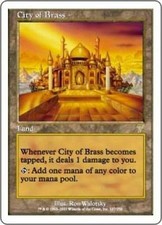 City of Brass NM MTG Seventh 7th Edition Magic