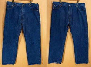 Zwei Paar Herren Levi's 501-0000 Button Fly Denim Blau Jeans 46x32 (43x31,5) - Bild 1 von 10