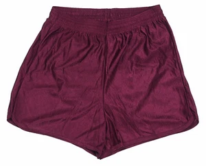 Pantalones cortos de nailon borgoña para correr de Don Alleson - medianos para hombre - Imagen 1 de 3