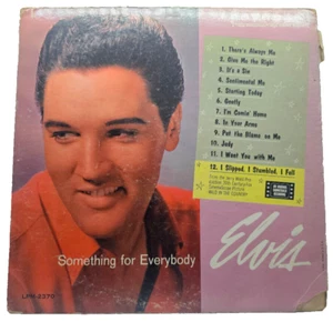 Elvis Presley Something For Everybody Vinyl Record LSP 2370 - Imagen 1 de 4