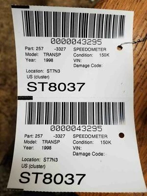 Velocímetro PONTIAC TRANS SPORT 98 Foto 1 de 4