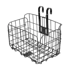 Bike Basket Foldable Metal Adjustable Bicycle Front Rear Wire Storage Rack - Picture 1 of 7