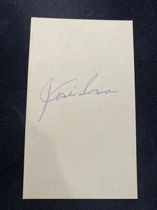 Jose Sosa Signed Index Card JSA LOA Houston Astros RARE - Picture 1 of 3