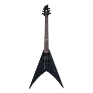 ESP LTD HEX 6 Nergal Signature 6 String Right Handed Black Satin Electric Guitar - Picture 1 of 6