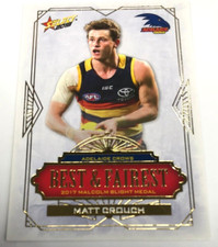 2018 SELECT AFL FOOTY STARS BEST AND FAIREST CARD BF1 MATT CROUCH-ADELAIDE