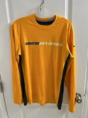 Nike UC Santa Bárbara Gauchos Polo Acuático Manga Larga Camiseta Equipo Edición - Manchas Foto 1 de 4