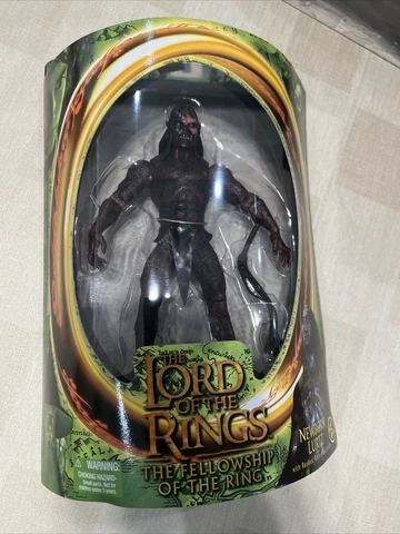 Lord of the Rings Fellowship Newborn Lurtz Whip Battle Attack Action 2001 ToyBiz Cover