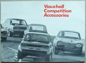 VAUXHALL COMPETITION ACCESSORIES Car Sales Brochure 1970 #V1998/5/70 - Picture 1 of 4