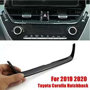 Car Center Air Outlet Cover Carbon Fiber Trim For Toyota Corolla Hatchback 2019 - Picture 1 of 6