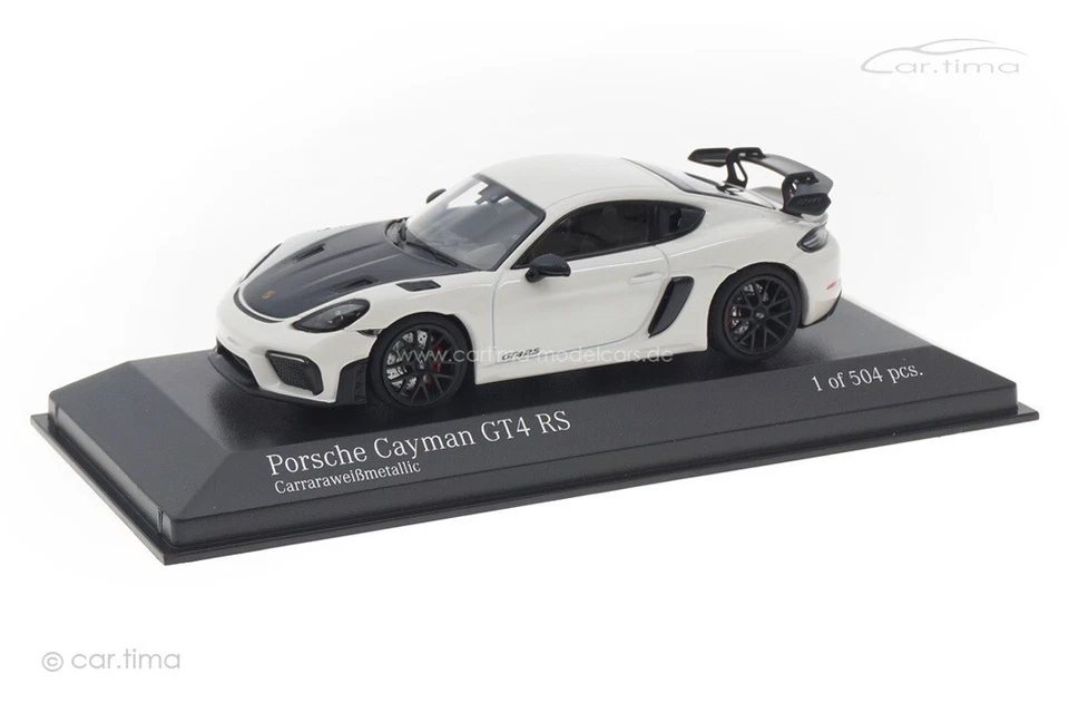1/43 MINICHAMPS - PORSCHE - 718 (982) CAYMAN GT4 RS COUPE 2021 - BLACK 410069702