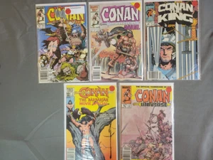 Conan The Barbarian Various Titles- Movie Special, Conan the King, 5 Comics!!! - Picture 1 of 15