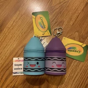 crayola crayons keychains zipper pouch - Picture 1 of 10