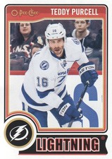 2014-15 O-Pee-Chee Lightning Hockey Card #26 Teddy Purcell