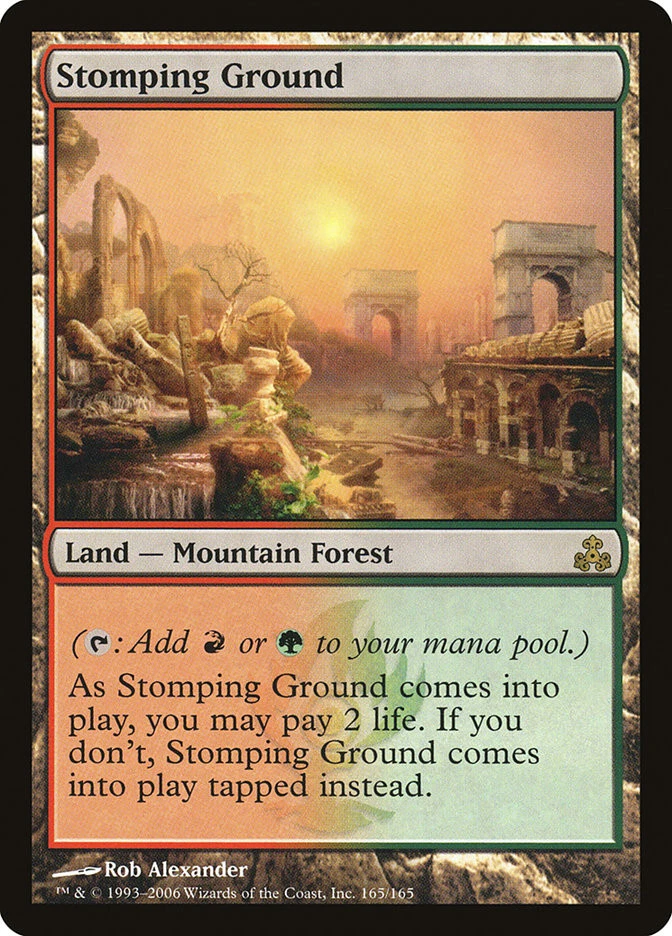 MTG Stomping Ground  - Guildpact #165 - Image 1 of 1