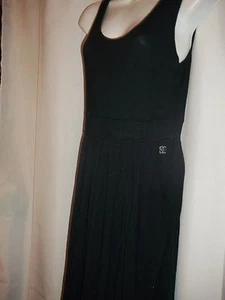 Ladie Size L DC Black knit Sporty Summer Sleeveless Dress - Picture 1 of 5