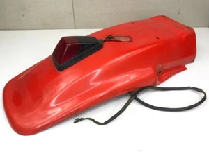 83 Honda XR350 XR 250 350 Rear Fender Plastic Guard Tail Light - Picture 1 of 8