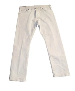 Polo Ralph Lauren Hampton Straight Pants Mens 38x30 Leg White - Picture 1 of 10