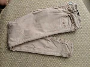 American Eagle Outfitters Girls Juniors Leggings Beige Pants Super Stretch Size - Picture 1 of 10
