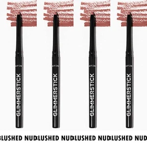 NEW Avon Glimmersticks Retractable Lip Liner / BLUSHED NUDE / SET OF 4 - Picture 1 of 12