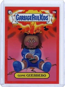 GONE GUERRERO 2022 GARBAGE PAIL KIDS GPK MLB KEITH SHORE #13b RED FOIL CARD 4/5 - Picture 1 of 2