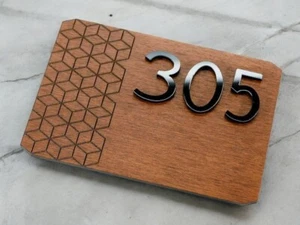 House Number Plaque Personalized Home Address Sign house number - Picture 1 of 4