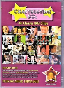 Chartbusting 80's: Volume 1 80s DVD MUSIC SERIES 40 Classic 80's Clips VGC R4 - Picture 1 of 3