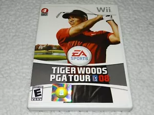 Tiger Woods PGA Tour 08 (Nintendo Wii, 2007) Complete w/Manual TESTED/WORKS golf - Picture 1 of 3