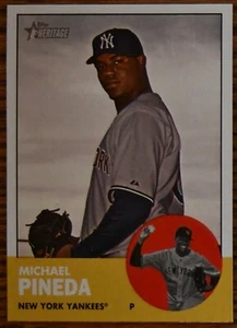2012 Topps Heritage #405 Michael Pineda RC Rookie New York Yankees - Picture 1 of 1