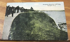 1913 Cartolina COLORE//NEWPORT’S BEAUTIFUL CLIFF WALK, NEWPORT, RHODE ISLAND//RI - Foto 1 di 2