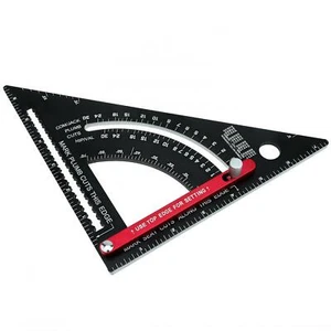 7" Positionierung Verstellbarer Winkel Dreieck Lineal & Verstellbare Stange Aluminiumlegierung - Bild 1 von 12