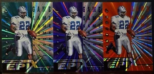 Emmitt Smith 1997 Pinnacle Epix Game Complete Set Emerald, Purple & Orange - Picture 1 of 2