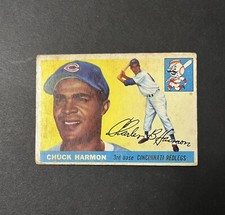 1955 Topps #82 Chuck Charles Harmon Reds Vintage Baseball Card