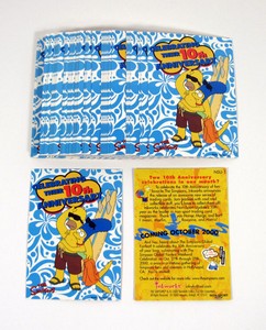 Lot of (50) 2000 Inkworks The Simpsons 10th Anniversary Promo Card (NSU-1) Nm/Mt