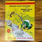 MSC MSU SHADOWS Alma Mater Spartans V Oregon State Beavers Football Program 1950