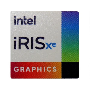 Intel iRIS XE Graphics Sticker 18 x 18mm Case Badge For Desktop - Picture 1 of 1