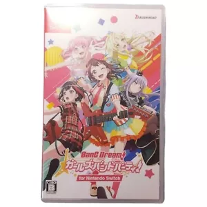 BanG Dream Girls Band Party Nintendo Switch With Case Game japan from used - Picture 1 of 5