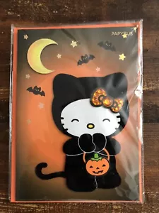 PAPYRUS W/ Hello Kitty Halloween greeting card New in Packaging - Picture 1 of 2