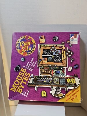 Vintage And Rare Mouse Bytes by Don Stewart 350 Pieces Puzzle. Complete - Image 1 of 4