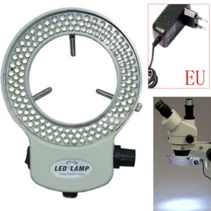 144 LED Adjustable Ring Light Illuminator for Stereo Microscope Part EU Plug - Picture 1 of 7