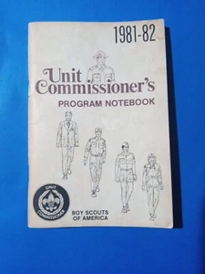 1981-82 Boy Scout Unit Commissioner Program Notebook BSA - Picture 1 of 8