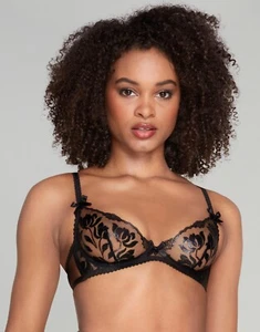 NWT Sold Out Agent Provocateur Sparkle Bra Black 36C - Picture 1 of 4