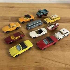 VINTAGE -Lot Of 10 - TOMICA - LESNEY, MADE IN JAPAN/ENGLAND/GERMANY - LOOK - Picture 1 of 8