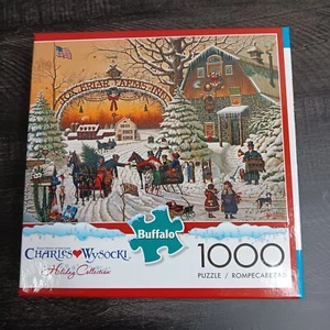 1000 Piece Charles Wysocki Holiday Collection Puzzle A Christmas Greeting - Picture 1 of 4