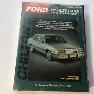 Chilton Ford Mid Size Cars 1971 - 1985 Repair manual (8667) 26580 NOS READ - Picture 1 of 5