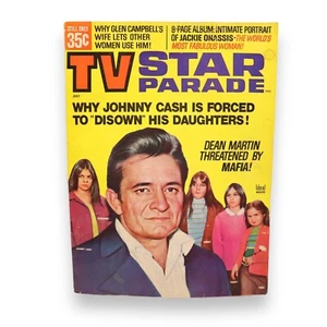 TV Star Parade 7/1970 Ideal Johnny Cash cover & story Mafia threat Dean Martin - Picture 1 of 10
